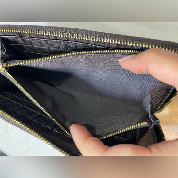 Fendi Brown Zucchino PVC Zippy Long Wallet 🤎 - Picture 11 of 16